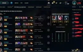 Conta lol Plat 1 75 pdl bom mmr