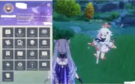 Conta Genshin Impact AR52 4 Personagens 5 Estrelas