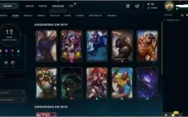CONTA UNRANKED SEASON PASSADA OURO 4 .