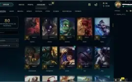 CONTA UNRANKED SEASON PASSADA OURO 4 .