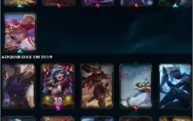 Conta LOL plat com mmr bom, com 52 champs e 16 skins BARATO