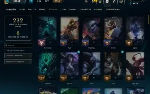 Diamante 3 com 100 Champs e 27 Skins