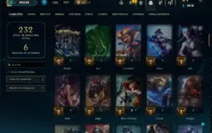 Diamante 3 com 100 Champs e 27 Skins