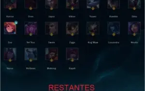 Conta Ouro 1, 127 Campões, 105 Skins
