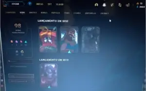 Conta lol Gold 4 Barato