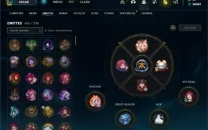 Conta prata 4 com TODOS os champ e 453 Skins (10 Prestigios)