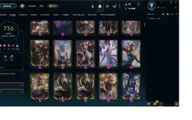 Conta top com muitas skins epicas