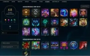 Conta League of Legends Platina 4  (61% Winrate)