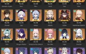 Genshin Impact NA Whale Yae C6 Nahida C2