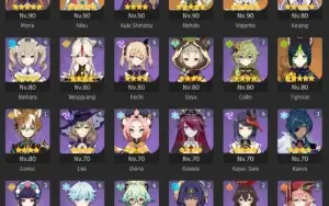 Genshin Impact NA Whale Yae C6 Nahida C2