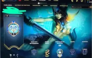 Conta Unranked lvl 50