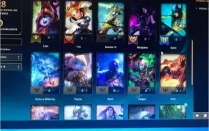 Conta Unranked lvl 50