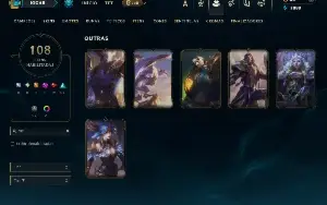 Esmeralda 4 com 150 Champs e 108 Skins +6 Vitoriosas