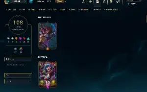 Esmeralda 4 com 150 Champs e 108 Skins +6 Vitoriosas