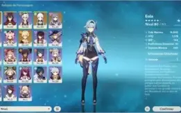 Eula, Ayaka C1 e Kequing