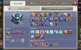 Vendo conta de Clash of Clans cv13