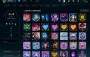 Conta Riot LOL+VALORANT 350+ skins