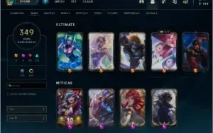 Conta Riot LOL+VALORANT 350+ skins