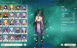 Conta AR 44, 6 Personagens 5* (Venti, Shogun Raiden!!)