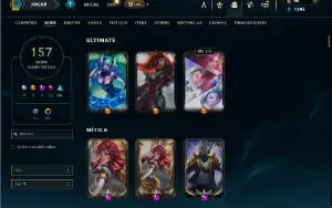 Ferro 3 com TODOS os champs e 157 Skins + 3 Prestigios