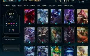Ferro 3 com TODOS os champs e 157 Skins + 3 Prestigios