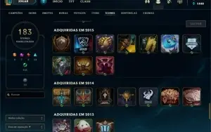 Conta Diamante 4 68 skins conta desde 2013