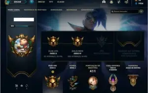 Conta ouro 4 com 116 champs e 82 skins + 1 Prestigio