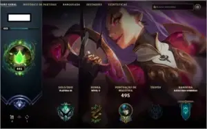 Conta LOL, PLATINA 3