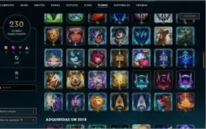 Conta LOL, PLATINA 3