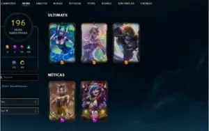 Conta LOL, PLATINA 3