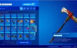 conta fortnite com s2(cap1) até o cap2 s6 100+ skins