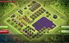 Conta CV9 Clash of Clans