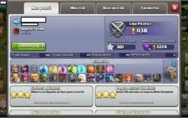 Conta CV9 Clash of Clans