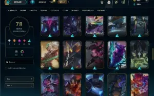 Diamante 2 com 105 Champs e 78 Skins ( Ex Mestre )