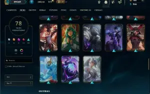 Diamante 2 com 105 Champs e 78 Skins ( Ex Mestre )