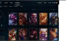 Conta League of Legends Prata 3 / 82 Skins