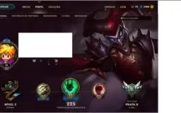 Conta League of Legends Prata 3 / 82 Skins
