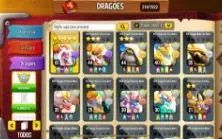 Conta Dragon City Nivel 101