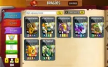 Conta Dragon City Nivel 101