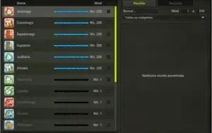 Conta Ecaflip/Huppermagus 200 + profissões + 7 anos veteran