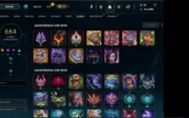 Conta Lol Br Esmeralda, 1401 Skins