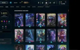 Conta Lol Br Esmeralda, 1401 Skins