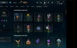 Conta Lol Br Esmeralda, 1401 Skins