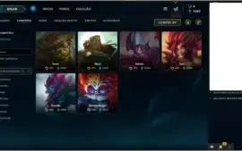 CONTA PLATINA 4 LEAGUE OF LEGENDS S8 BORDA DIAMANTE