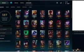 CONTA PLATINA 4 LEAGUE OF LEGENDS S8 BORDA DIAMANTE
