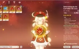 4 5*Keqing+Klee+Mona+Jean AR46 FALCÃO 5* ESPADA CELESTIAL 5*