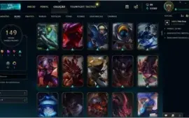Conta League Of Legends Todos Campeos 149 Skins
