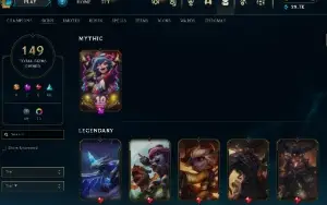 Conta Lol Full Acessso - Diamante 4 - 150+ Skins - Lvl 484