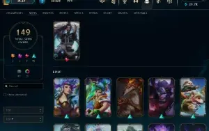 Conta Lol Full Acessso - Diamante 4 - 150+ Skins - Lvl 484