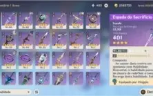 AR56|QUASE TODOS OS 5* TODOS OS 4* +3 ARMAS 5*+30 DIAS BLESS